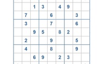 Mời các bạn thử sức với ô số Sudoku 3283 mức độ Khó