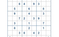 Mời các bạn thử sức với ô số Sudoku 3339 mức độ Khó