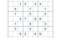 Mời các bạn thử sức với ô số Sudoku 3347 mức độ Khó