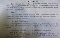 Thu hồi quyết định kỷ luật điều dưỡng nói bâng quơ ‘ăn ở không có đức’