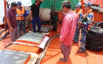 Cảnh sát biển bắt giữ tàu chở dầu trái phép