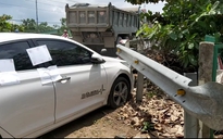Tiền Giang: Truy đuổi gần 4 km bắt xe 'điên' bỏ chạy sau tai nạn
