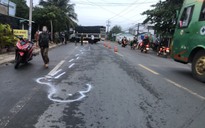 Tai nạn Tiền Giang: Xe tay ga va chạm xe tải, 1 người tử vong