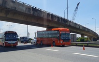 Tai nạn trên cao tốc TP.HCM - Trung Lương: Xe khách giường nằm, xe 4 chỗ tông liên hoàn