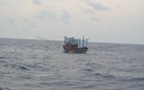 Sóng đánh sập cabin tàu cá, 1 ngư dân rơi xuống biển, 3 ngư dân bị thương