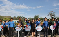 Các đội thanh niên tình nguyện tỉnh Bình Định thực hiện chiến dịch hè