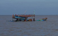 Tàu cá Bình Định bị chìm, 8 ngư dân được tàu cùng tổ đội cứu vớt