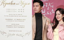 Lộ thiệp cưới Hyun Bin và Son Ye Jin trước giờ kết hôn