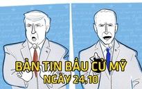 Bản tin bầu cử Mỹ ngày 24.10: Tổng thống Trump đối thủ Biden ra sức vận động tại các bang chiến địa