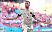 Kết quả EURO 2020, Đan Mạch 1-2 Bỉ: Đêm xuất thần của Kevin de Bruyne