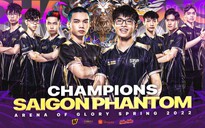 Chung kết ĐTDV mùa xuân 2022: Chỉ cần 4 ván, Saigon Phantom lên ngôi vô địch