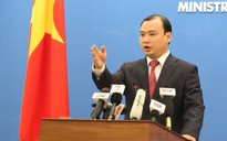Việt Nam tiếp tục phản đối việc Trung Quốc đưa máy bay tới đá Chữ Thập