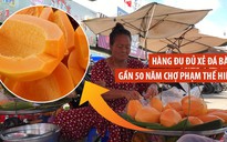 Hàng đu đủ xẻ đá bào gần 50 năm chợ Phạm Thế Hiển