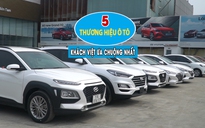 5 thương hiệu ô tô đang được người Việt chọn mua nhiều nhất