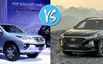 Toyota Fortuner và Hyundai SantaFe: Đại chiến SUV 7 chỗ