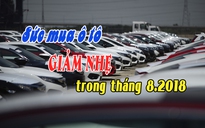 Sức mua ô tô giảm nhẹ trong tháng 8.2018