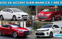 ‘Chung cảnh ngộ’, doanh số Toyota Vios và Hyundai Accent giảm gần 1.000 xe