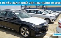 Ô tô nào bán ít nhất Việt Nam tháng 10.2020?