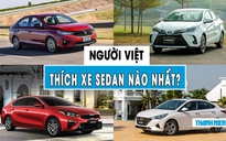 4 mẫu sedan được ưa chuộng nhất thị trường Việt Nam