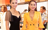 Hoa hậu Tiểu Vy dịu dàng đọ dáng cùng siêu mẫu nóng bỏng Quỳnh Thy
