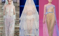 Váy xuyên thấu lên ngôi tại Tuần lễ thời trang Paris