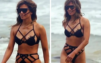 U.60 Halle Berry diện bikini khoe vóc dáng bốc lửa