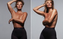 Kate Moss bán nude táo bạo làm mẫu cho thương hiệu nội y của Kim Kardashian