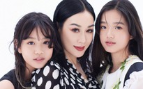 ​​‘Bom sex’ gốc Việt Chung Lệ Đề khoe sắc bên hai con gái xinh đẹp
