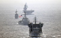 Tàu chiến Mỹ, Nhật Bản, Ấn Độ, Philippines diễn tập chung ở Biển Đông