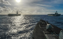 Mỹ điều hai tàu sân bay tập trận ở Biển Đông