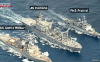 Tàu quân sự Nhật, Mỹ, Pháp diễn tập chung gửi thông điệp cho Trung Quốc?