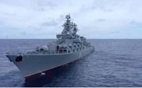 Chiến hạm Nga diễn tập ở Biển Đông