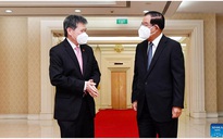Thủ tướng Hun Sen thảo luận vấn đề Biển Đông với tổng thư ký ASEAN