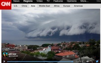'Mây thần' cuồn cuộn trên bầu trời nước Úc