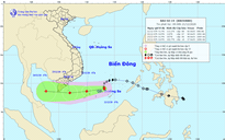 Bão số 14 cách bãi Huyền Trân khoảng 270 km, gây gió giật cấp 10