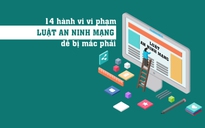 14 hành vi vi phạm luật An ninh mạng dễ mắc phải, kể từ 1.1.2019