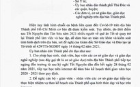 Học sinh, sinh viên TP.HCM tiếp tục nghỉ học đến hết tháng 2 để phòng chống dịch