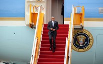 Những hình ảnh đầu tiên của Tổng thống Mỹ Barack Obama tại TP.HCM