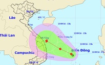 Áp thấp nhiệt đới trên Biển Đông, có khả năng mạnh lên thành bão