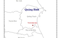 Quảng Bình: Động đất tại Quảng Trạch trong rạng sáng 30.4