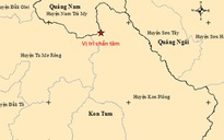 Kon Tum xảy ra 5 trận động đất trong ngày
