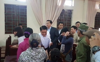 Ông Nguyễn Đức Chung đối thoại với người dân thôn Hoành