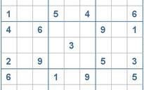 Mời các bạn thử sức với ô số Sudoku 3152 mức độ Khó