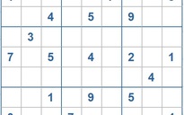 Mời các bạn thử sức với ô số Sudoku 3340 mức độ Khó