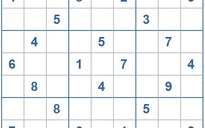 Mời các bạn thử sức với ô số Sudoku 3404 mức độ Khó
