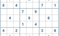 Mời các bạn thử sức với ô số Sudoku 3446 mức độ Khó