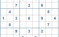 Mời các bạn thử sức với ô số Sudoku 3484 mức độ Khó