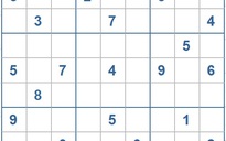 Mời các bạn thử sức với ô số Sudoku 3522 mức độ Khó