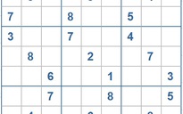 Mời các bạn thử sức với ô số Sudoku 3634 mức độ Khó