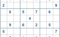 Mời các bạn thử sức với ô số Sudoku 3734 mức độ Khó
